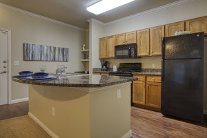 Two Bedroom Apartments for Rent in San Antonio, TX - Model Kitchen with Breakfast Bar (2) 